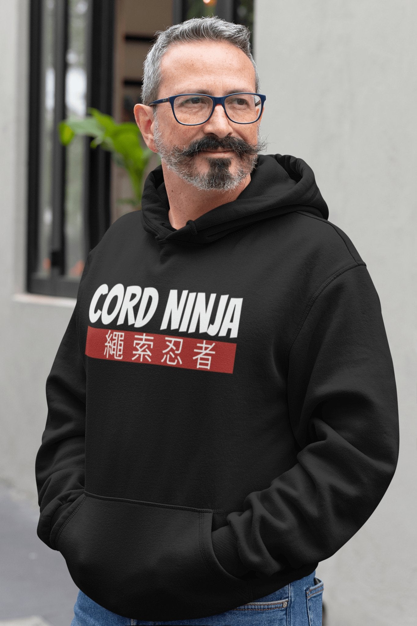 Cord Ninja Style College Hoodie - CordNinja